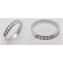 Lady's Platinum Diamond Wedding Band