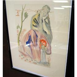 Salvador Dali "The Source" with COA