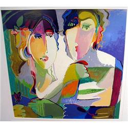 Ali Gokar Sisters Serigraph Signed