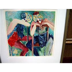 Barbara Wood Serigraph Last Performance