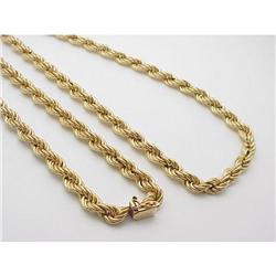 14kt rope chain