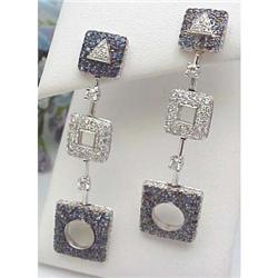 Sapphire & Diamond earrings