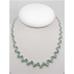 Emerald & Diamond Necklace
