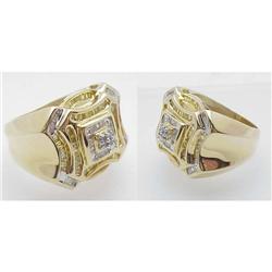 Man's 2 ctw Diamond & Gold Ring