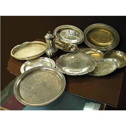 Collection of silver plate