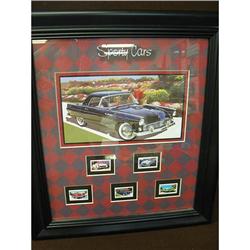 Thunderbird T Bird framed stamps