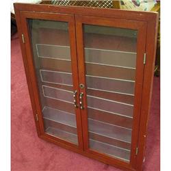 Display case wood and acrylic