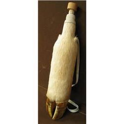 Actual goats leg flask