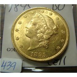 1895 $20.00 Liberty BU Nice