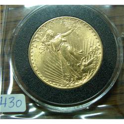 1908-D $20.00 Saint Gaudens BU