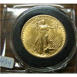 1908 $20.00 Saint Gaudens AU