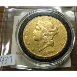 1890-CC $20.00 Liberty XF