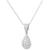 Image 1 : Natural 0.68 CTW Diamond & Pendant 18K White Gold - REF-72T2X