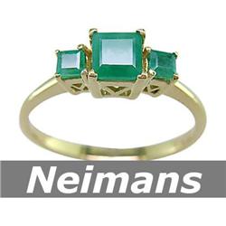 New 2.25 ct Certified Colombian Emerald Ring 14kt Gold