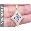Image 1 : Certified 4.00 ct Ruby & VS Diamond Pendant 14k