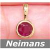 Image 1 : Vintage Certified 3.00 ct Ruby & Diamond Ring 14kt Gold