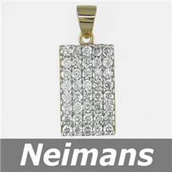 2.50 ct Certified VS Diamond Pendant 14K Gold