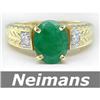 Image 1 : New 2.75 ct Certified Emerald & VS Diamond Ring 14kt