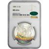 Image 2 : 1881-S $1 Morgan Silver Dollar Coin NGC MS63* Star CAC Amazing Toning