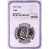 Image 1 : 1957 Proof Franklin Half Dollar Coin NGC PF66