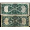 Image 2 : Lot of (2) 1917 $1 Legal Tender Notes