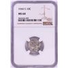Image 1 : 1944-S Mercury Dime Coin NGC MS64