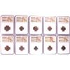 Image 1 : Lot of (10) Ancient Roman Empire Coins NGC Certified