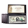 Image 1 : Lot of (4) 2003A $2 Federal Reserve Notes Uncirculated in Leather Envelope