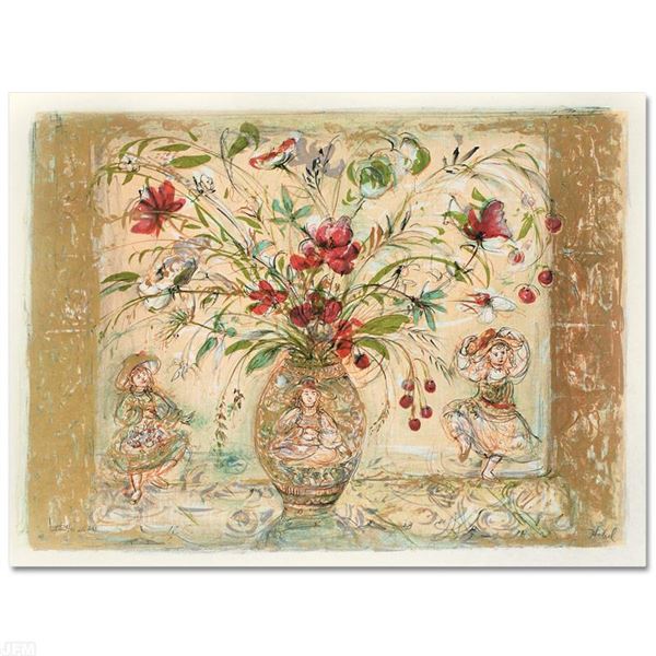Hibel (1917-2014) "Amy Rebecca's Floral Fantasy" Limited Edition Lithograph