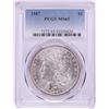 Image 1 : 1887 $1 Morgan Silver Dollar Coin PCGS MS65
