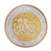 Image 2 : .999 Fine Silver $40 Grand Casino 24 Karat HGE Limited Edition Gaming Token