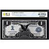 Image 1 : 1899 $1 Black Eagle Silver Certificate Note Fr.232 PCGS Extremely Fine 40PPQ