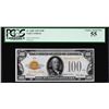 Image 1 : 1928 $100 Gold Certificate Note Fr.2405 PCGS Choice About New 55