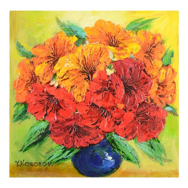 Yana Korobov "Song Of Beauty" Original Acrylic On Canvas