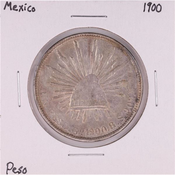 1900 Mexico Un Peso Silver Coin
