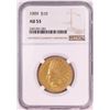 Image 1 : 1909 $10 Indian Head Eagle Gold Coin NGC AU53