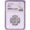 Image 1 : 1964-D Washington Quarter Coin NGC MS65