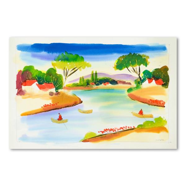 Moshe Leider Untitled Original Watercolor on Paper