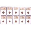 Image 1 : Lot of (10) Ancient Roman Empire Coins NGC Certified