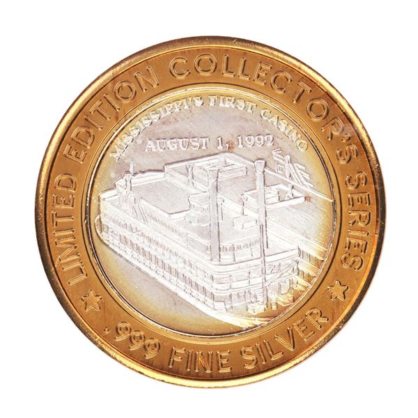 .999 Fine Silver Isle of Capri Casino Biloxi, MS $10 Limited Edition Gaming Token