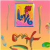 Image 2 : Peter Max "Love" Original Mixed Media on Paper