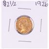 Image 1 : 1926 $2 1/2 Indian Head Quarter Eagle Gold Coin