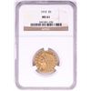Image 1 : 1910 $5 Indian Head Half Eagle Gold Coin NGC MS61