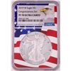 Image 1 : 2019-W $1 Proof American Silver Eagle Coin NGC PF70 Ultra Cameo Congratulations Flag