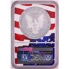 Image 2 : 2019-W $1 Proof American Silver Eagle Coin NGC PF70 Ultra Cameo Congratulations Flag