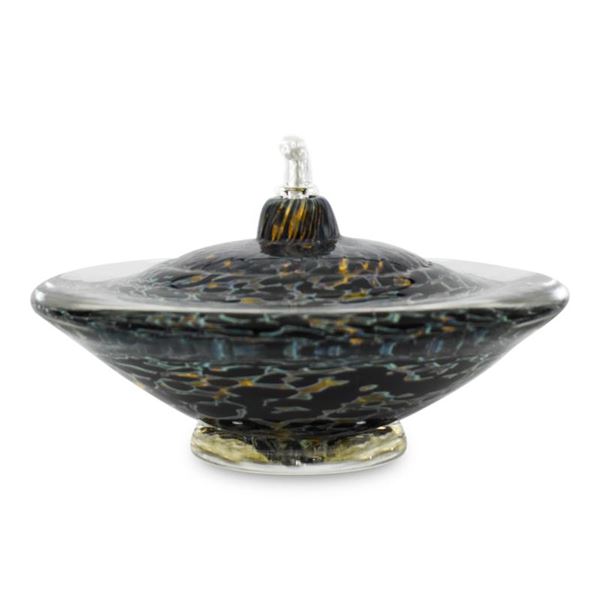 Gartnerblade "Small Saturn Oil Lamp" Hand Blown Glass Sculpture