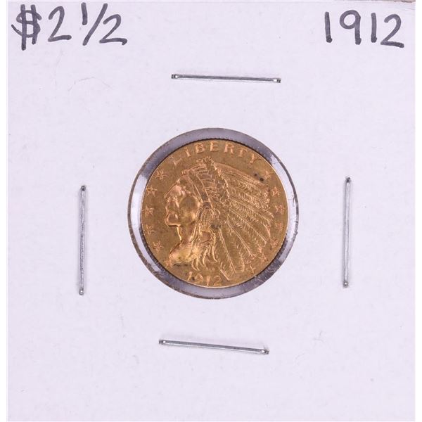 1912 $2 1/2 Indian Head Quarter Eagle Gold Coin