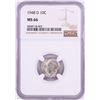 Image 1 : 1948-D Roosevelt Dime Coin NGC MS66