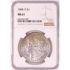 Image 1 : 1884-O $1 Morgan Silver Dollar Coin NGC MS61 Nice Toning