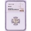 Image 1 : 1945-D Mercury Dime Coin NGC MS65